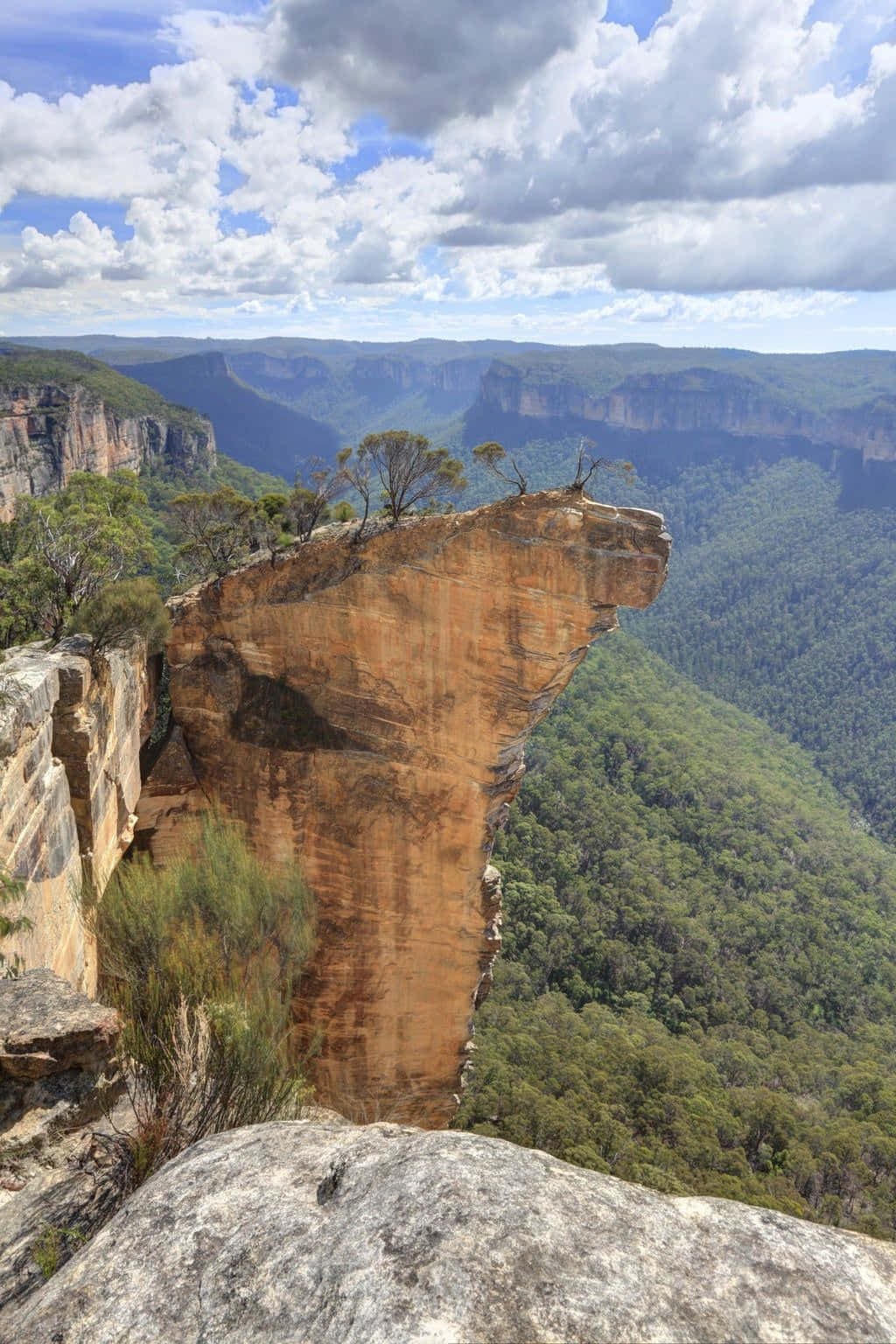 Captivating View Of Blue Mountains Wallpaper