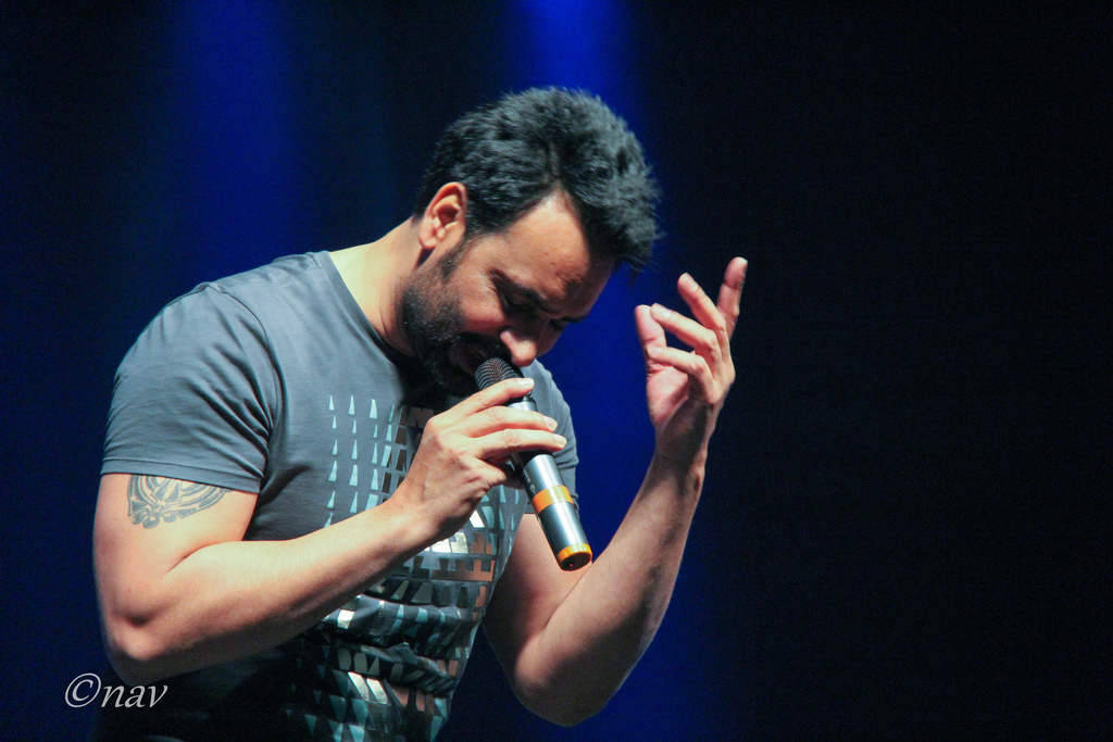 Captured Moment Of Babbu Maan In His Element Wallpaper