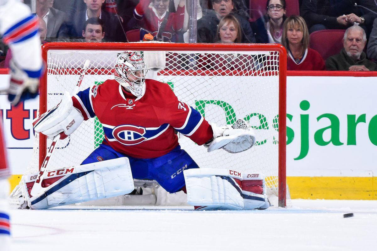 Carey Price Nhl Goaltender Block Photography Wallpaper