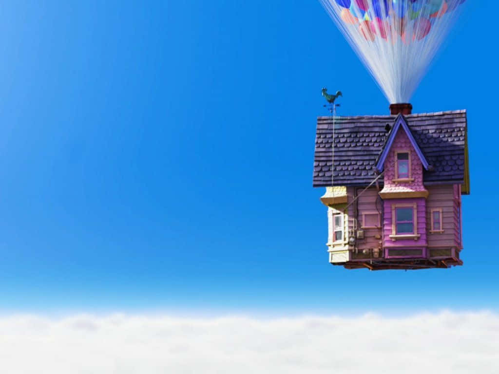 Carl Fredricksen's House In Up Movie Wallpaper