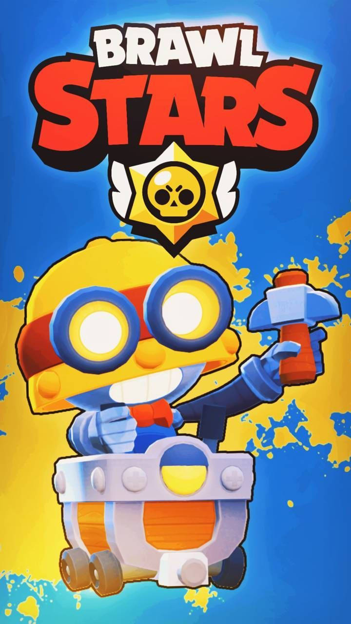 Carl The Superhero In Brawl Stars Wallpaper