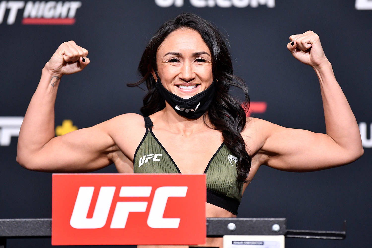 Carla Esparza Flexing Wallpaper