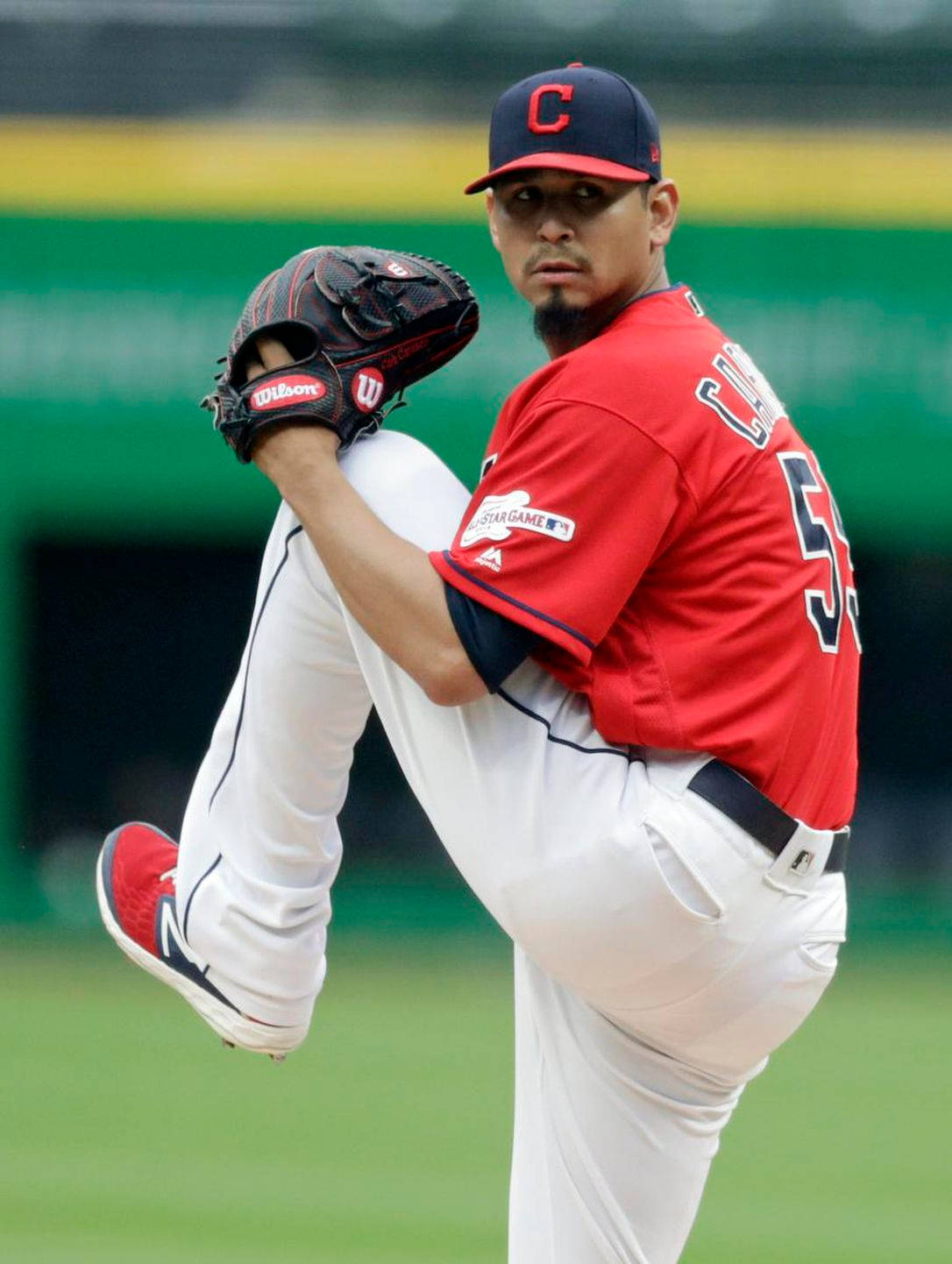 Carlos Carrasco In Blurry Field Wallpaper