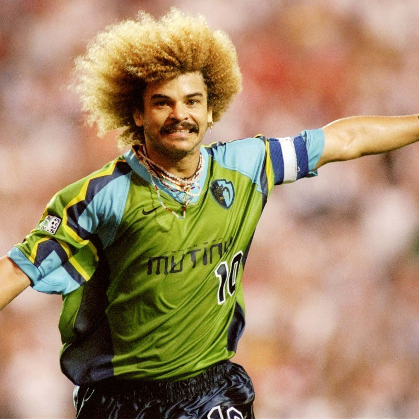 Carlos Valderrama Running Wallpaper