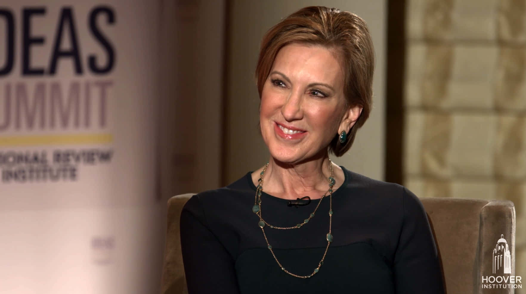 Carly Fiorina Hoover Institute Interview Wallpaper