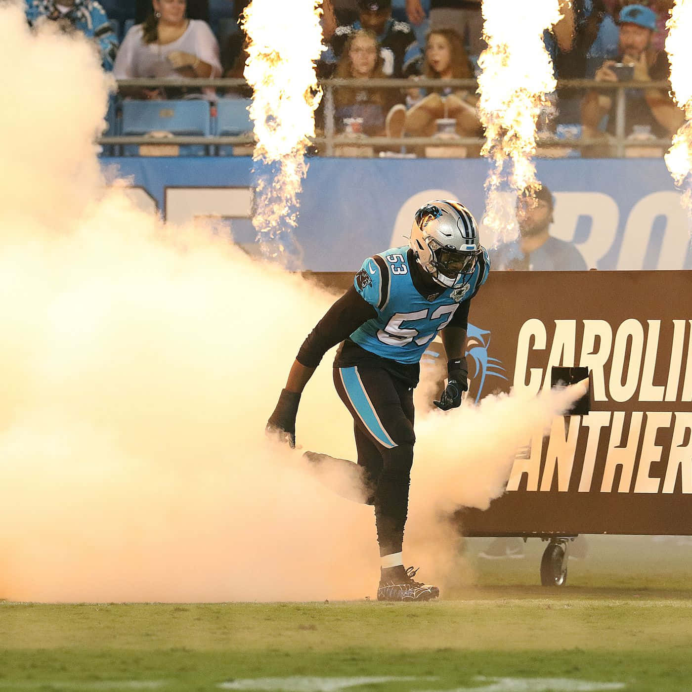 Carolina Panthers Player Entrance Wallpaper