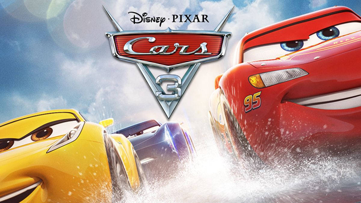 Cars 3 Lightning Cruz Splashing Water Wallpaper