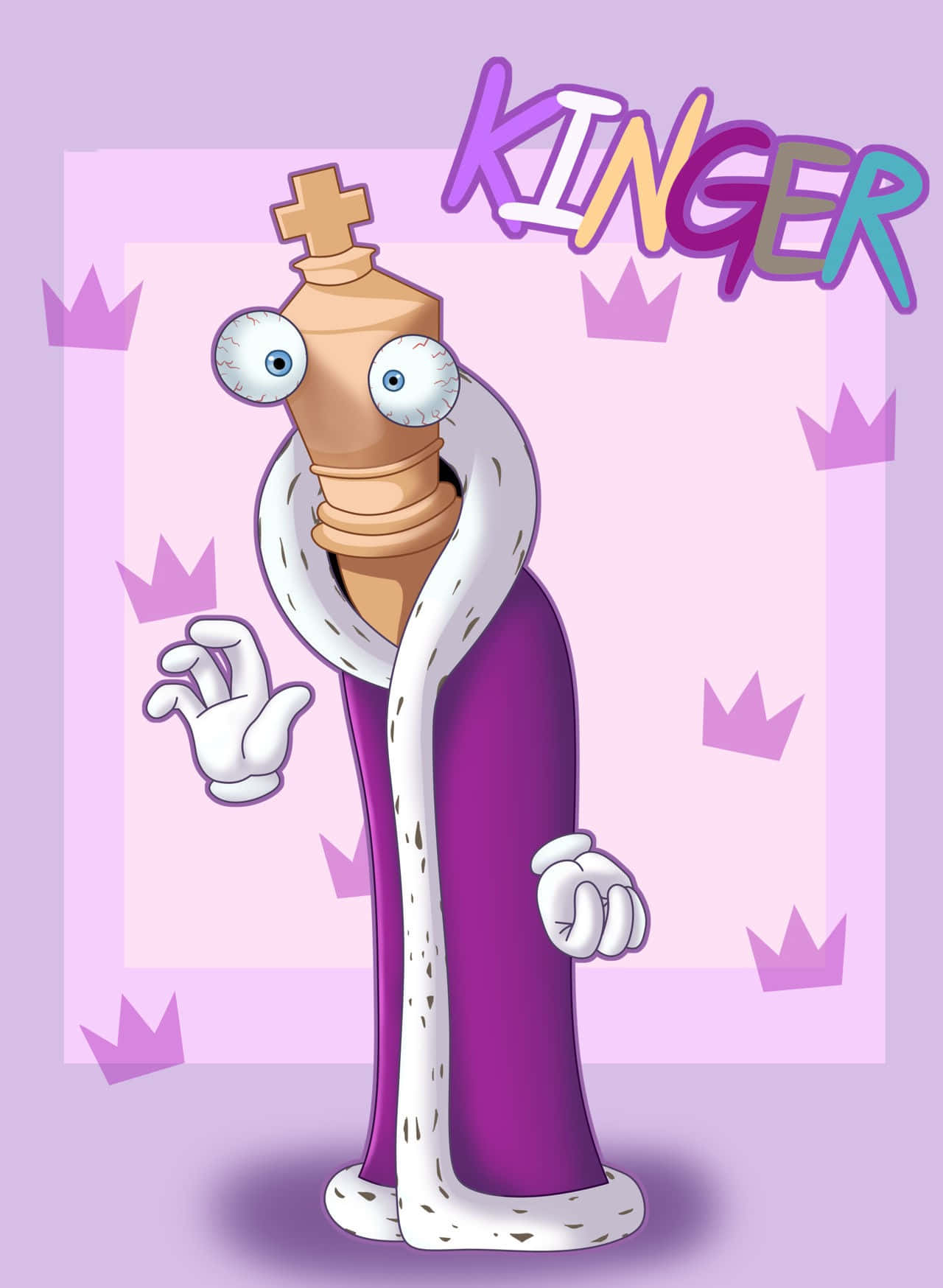 Cartoon Chess King Character Kinger Wallpaper