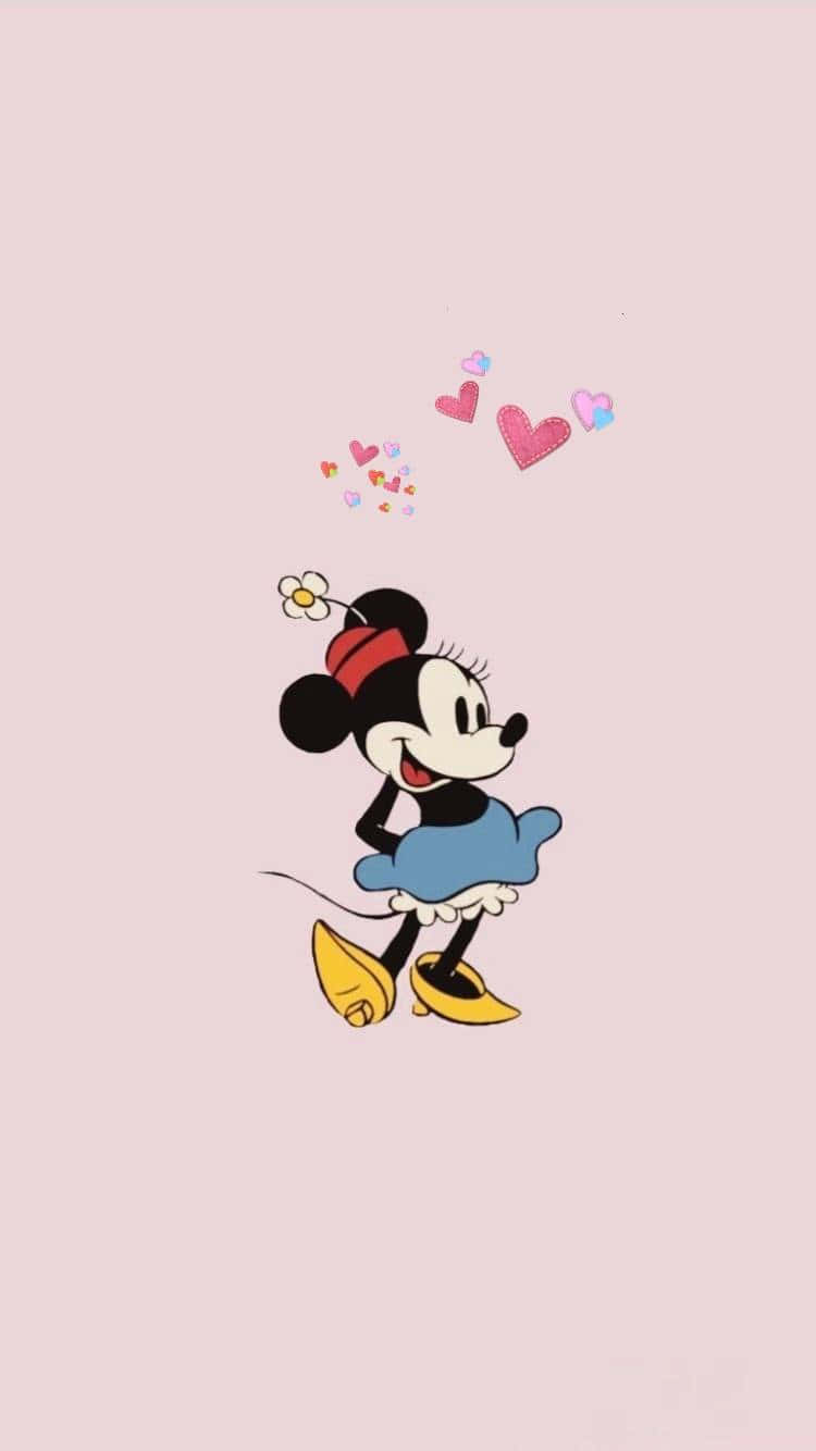 Cartoon Mickey Mouse Aesthetic Iphone Wallpaper