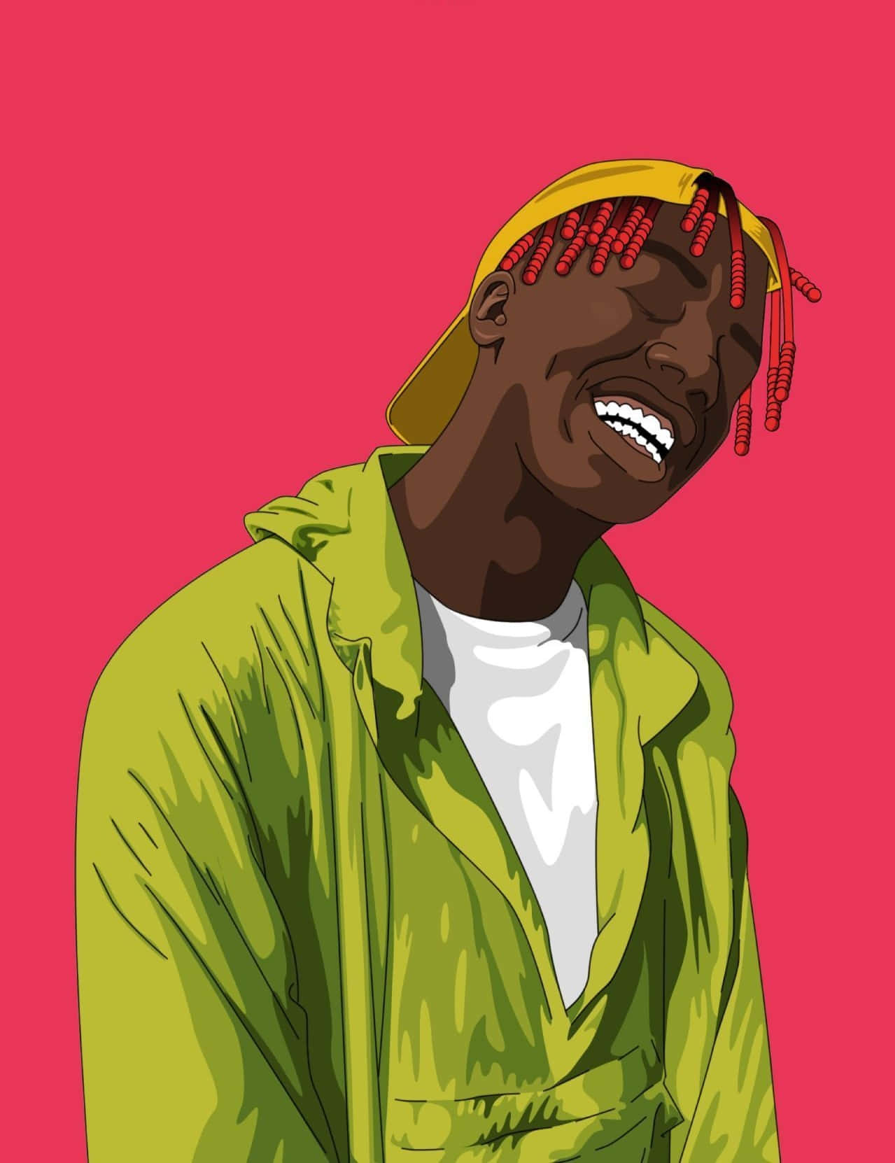 Cartoon Rapper Lil Yachty Wallpaper