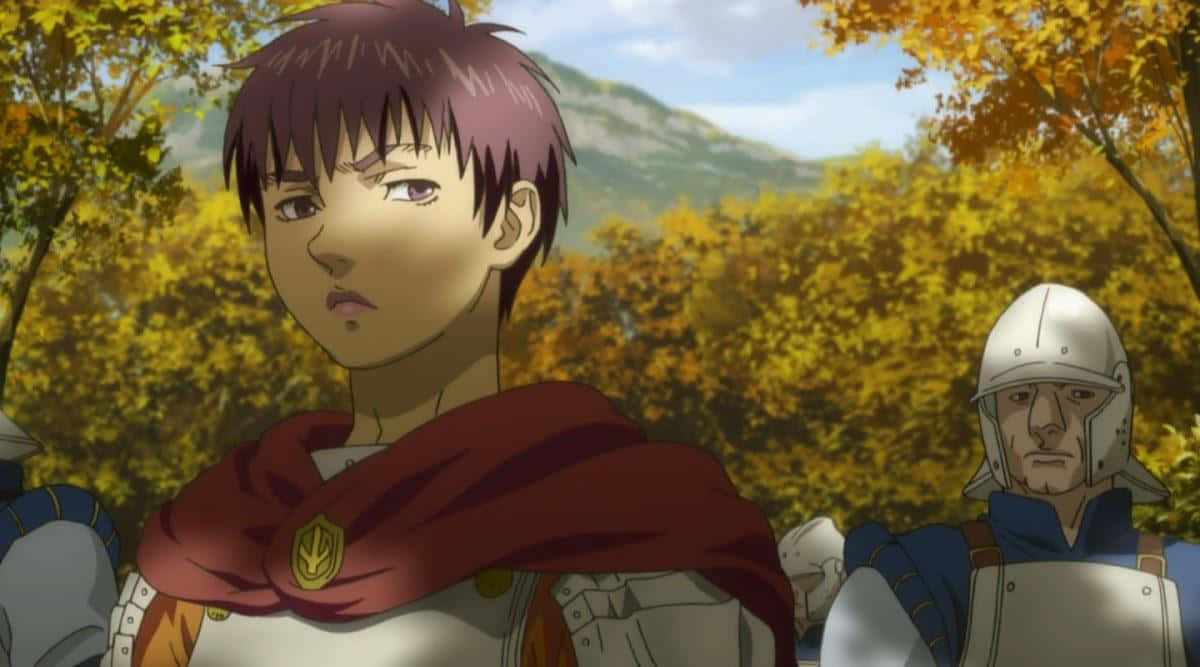 Casca Berserk Autumn Backdrop Wallpaper