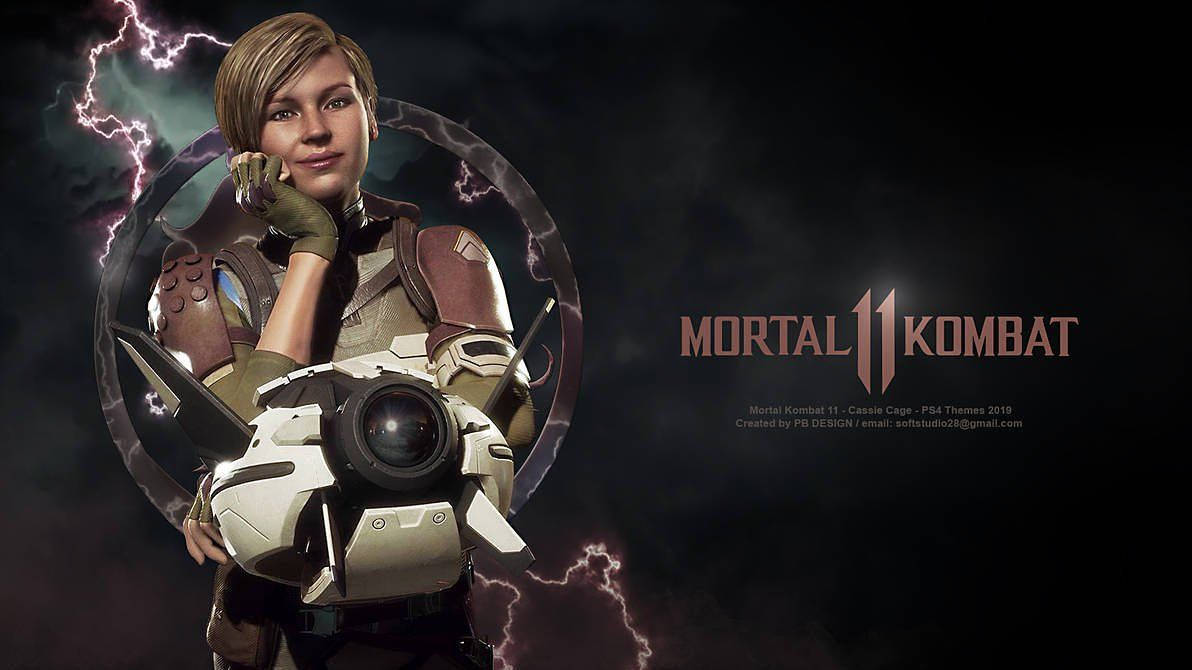 Cassie Cage Drone Mk11 Wallpaper