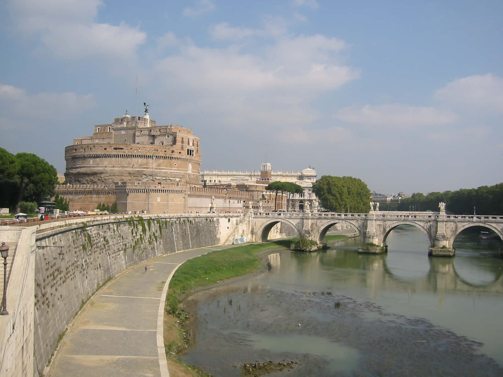 Castel Santangelo In Daylight Wallpaper