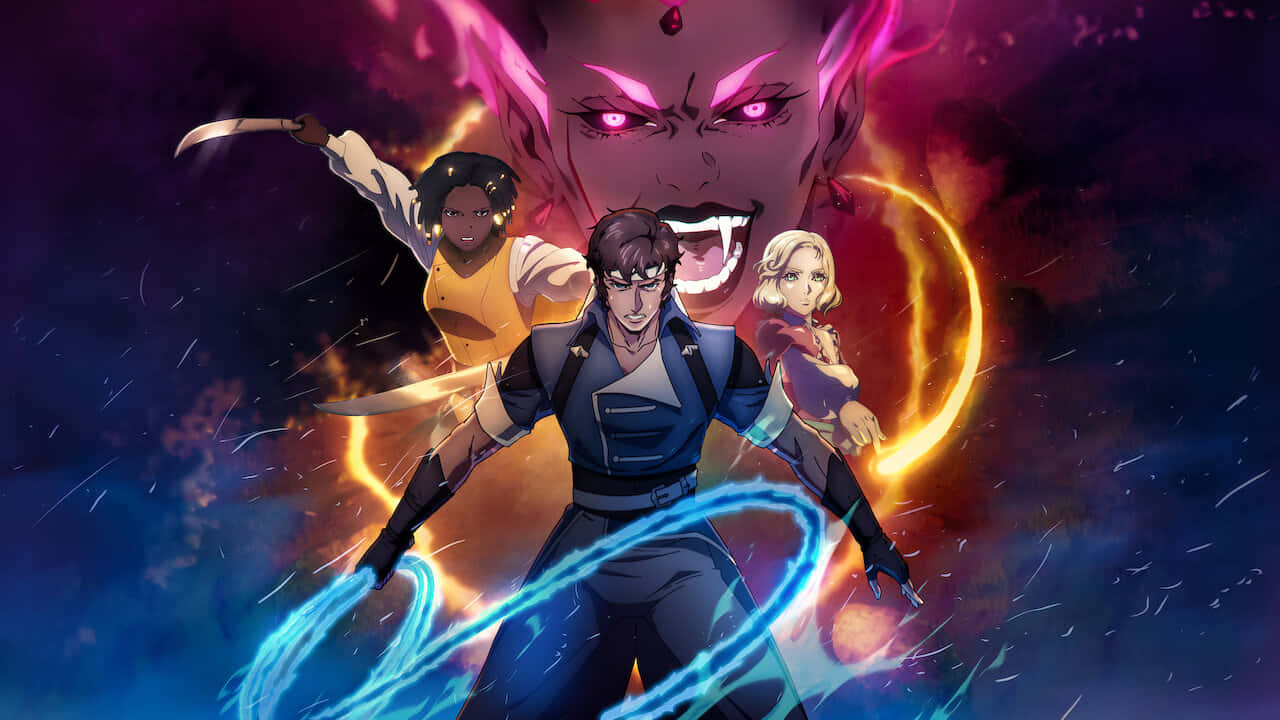 Castlevania Netflix Series Heroesand Villain Wallpaper