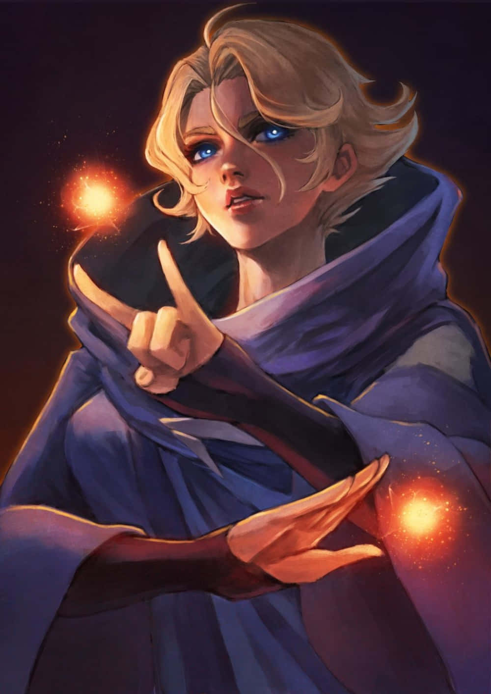 Castlevania Sypha Magic Caster Art Wallpaper