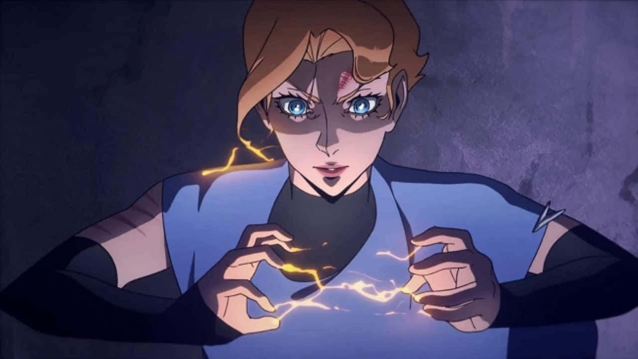 Castlevania Sypha Magic Casting Wallpaper