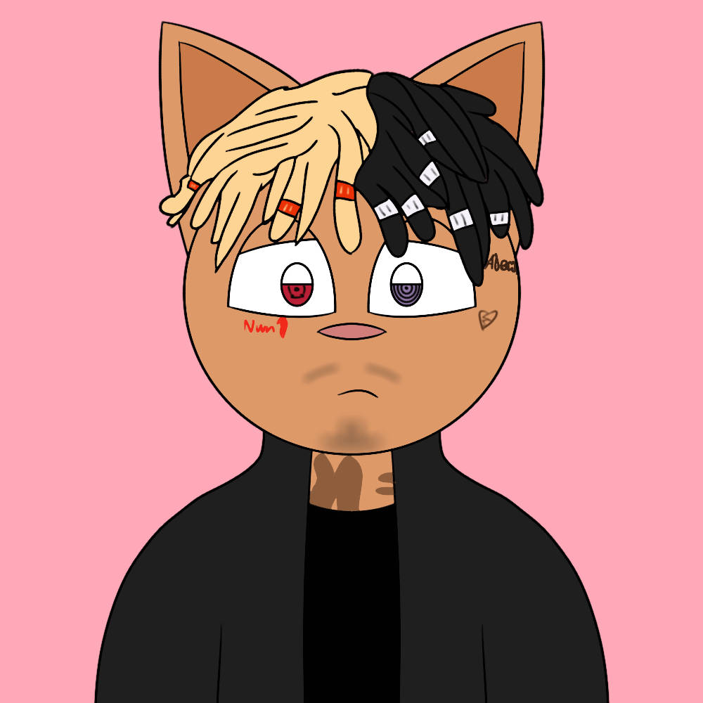 Cat Xxxtentacion Cartoon Wallpaper