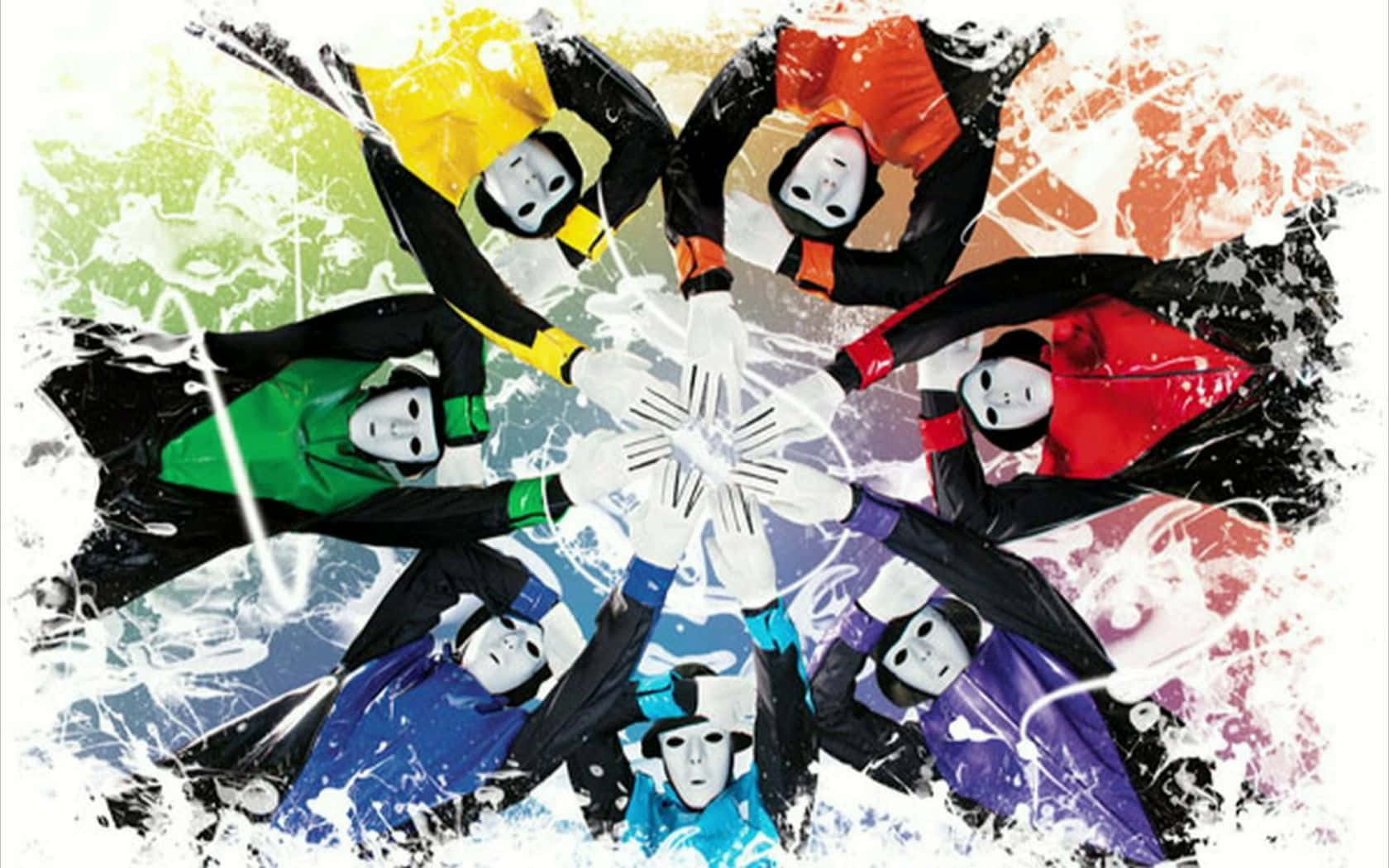 Catch The Jabbawockeez's Electrifying Performance In Las Vegas Wallpaper