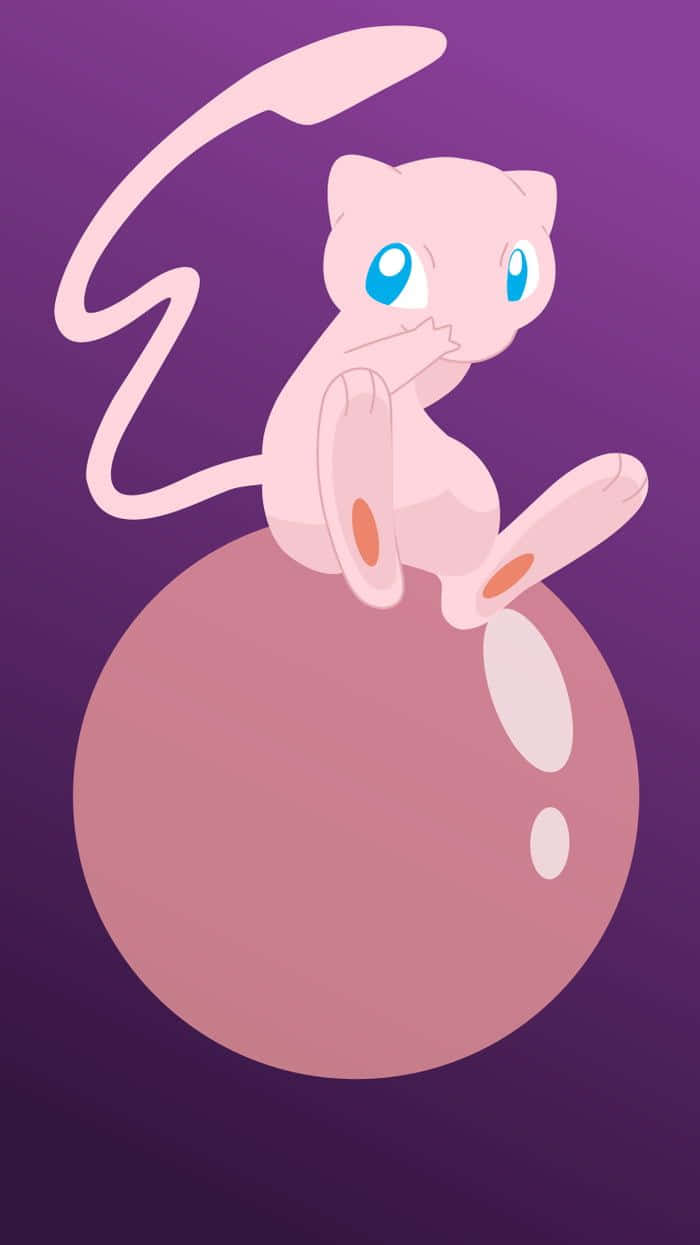 Catch The Mythical Pokémon Mew Before It Disappears! Wallpaper