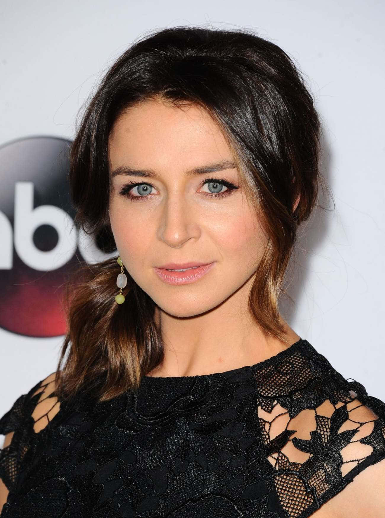 Caterina Scorsone Event Portrait Wallpaper