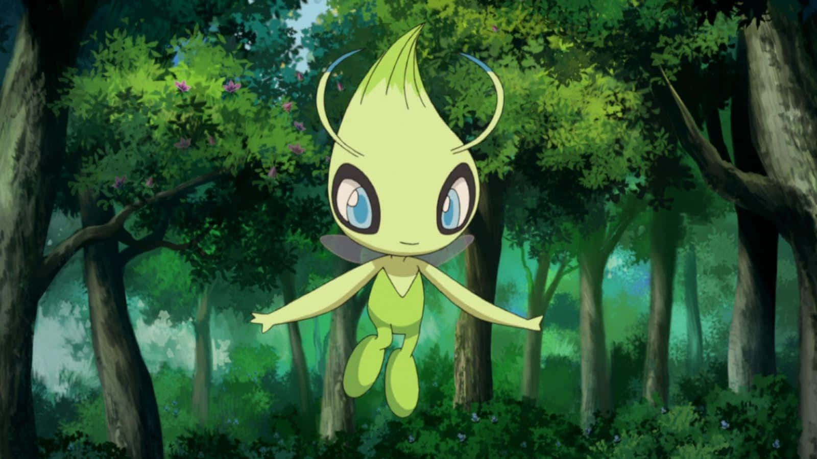 Celebi Forest Guardian Wallpaper