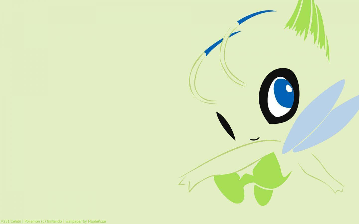 Celebi Pokemon Artwork Wallpaper Wallpaper