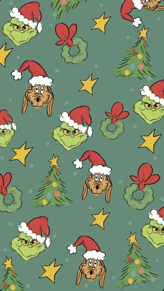 Celebrate A Grinch Christmas This Year With Your Iphone! Wallpaper