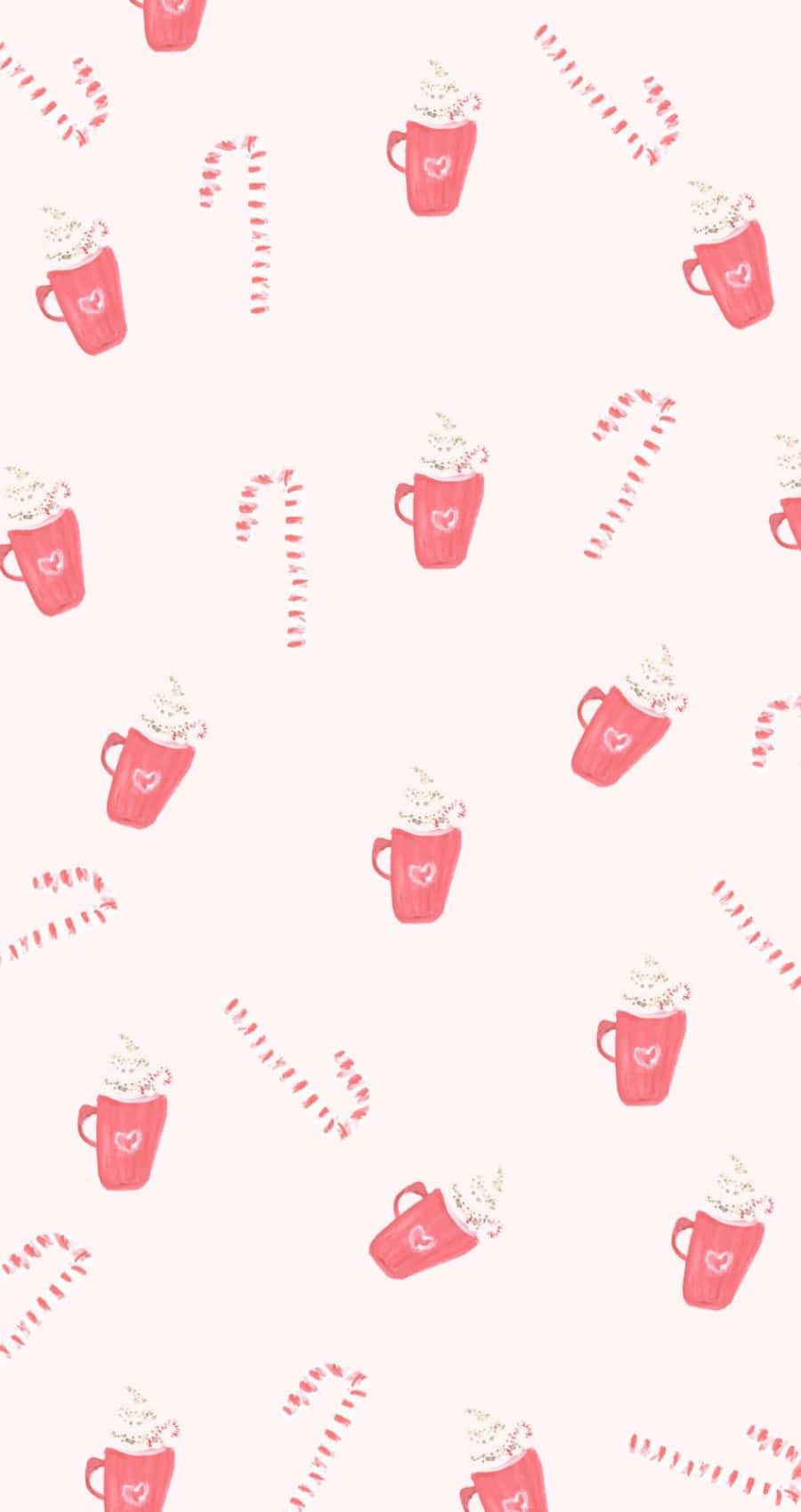 Celebrate Christmas In A Cute And Pink Way! Wallpaper