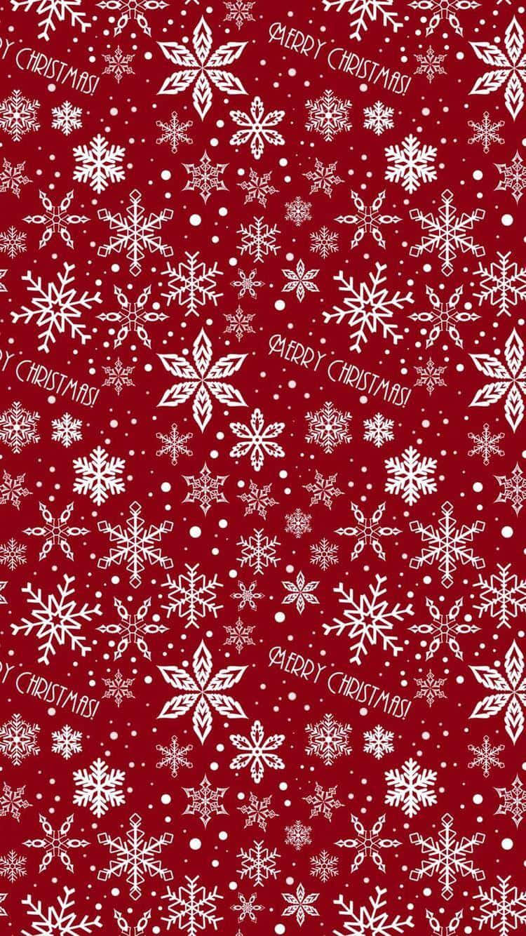 Celebrate Christmas With A Red Aesthetic Wallpaper