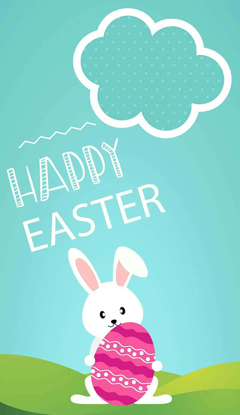 Celebrate Easter With A Cute Easter-themed Iphone Wallpaper