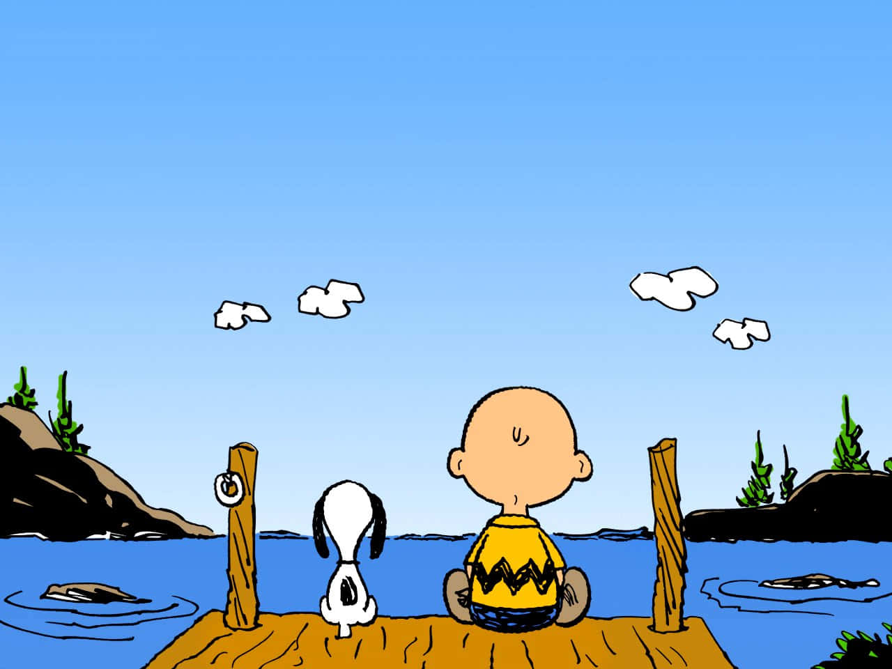 “celebrate Halloween With Peanuts Gang!” Wallpaper