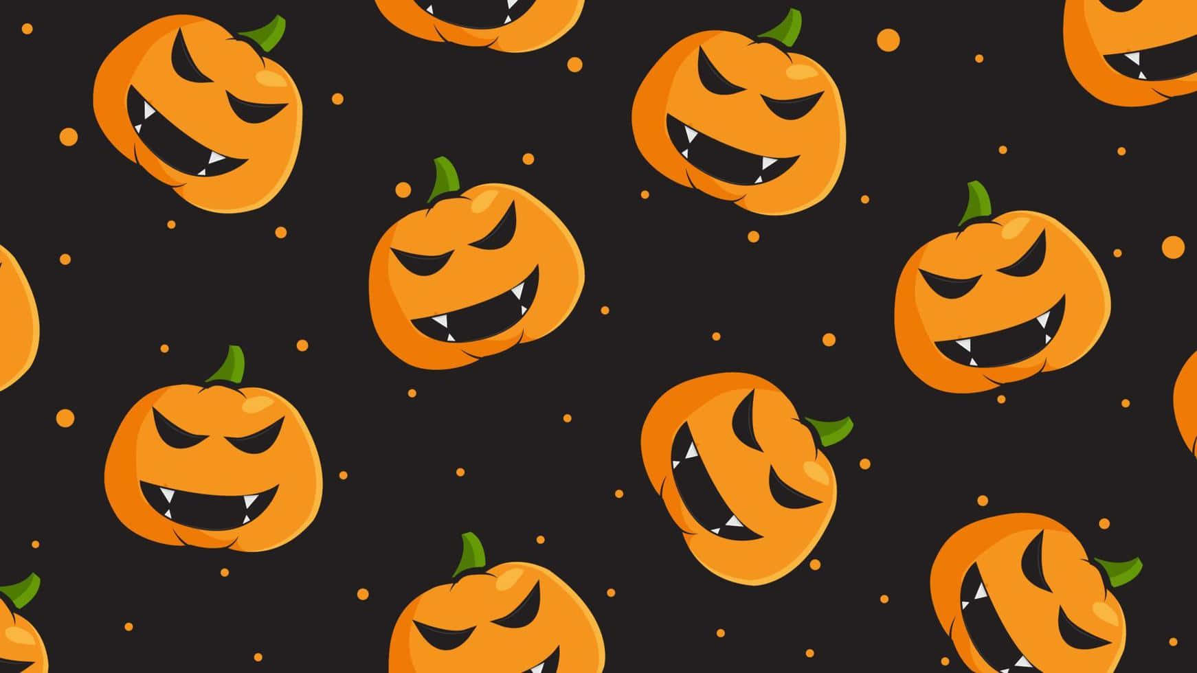 Celebrate Halloween With Pops Of Orange! Wallpaper