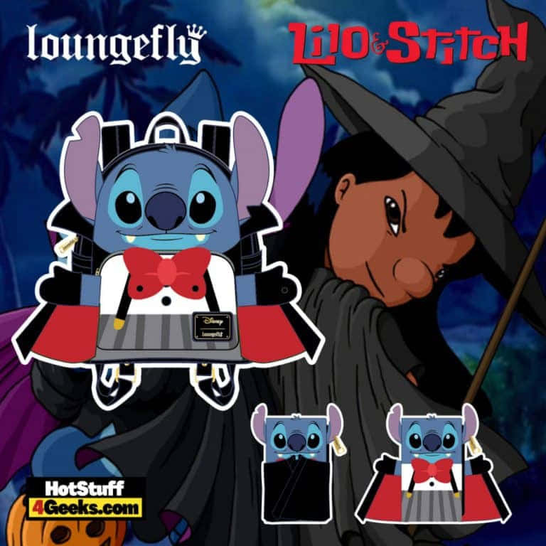 Celebrate Halloween With Stitch And Lilo! Wallpaper