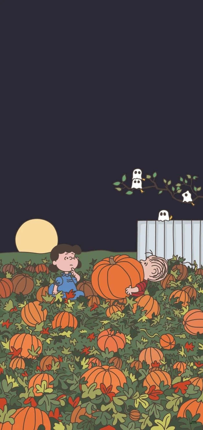 Celebrate Halloween With The Peanuts Gang! Wallpaper