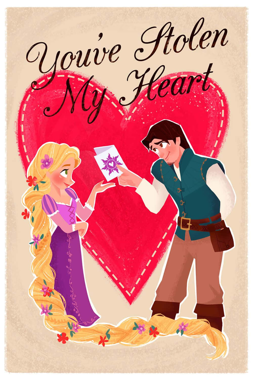 Celebrate Love With Disney Characters This Valentine's Day Wallpaper