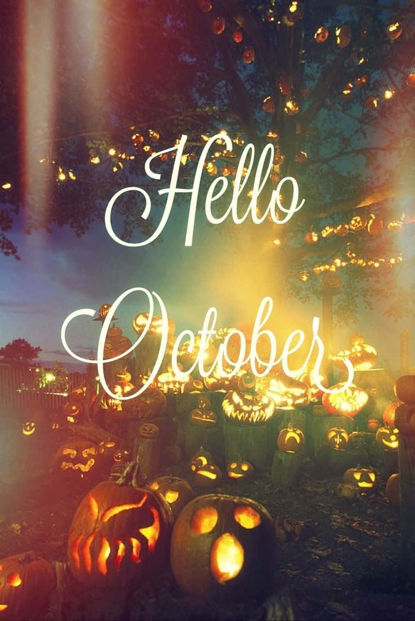 Celebrate October With A Pumpkin Wallpaper