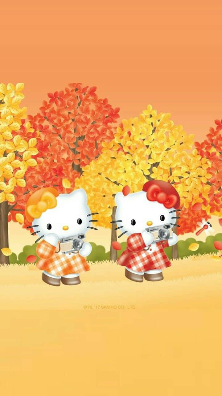 Celebrate Thanksgiving With Hello Kitty! Wallpaper