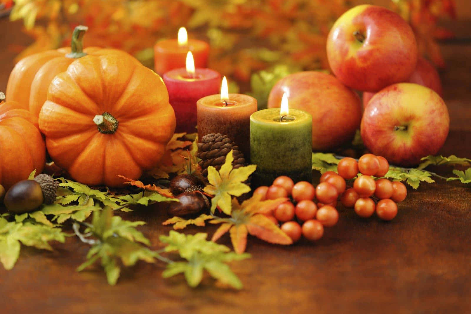 Celebrate Thanksgiving With This Beautiful Desktop Wallpaper Wallpaper