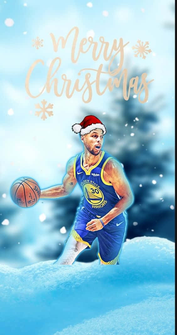 Celebrate The Holiday Season With The Best Of Nba Basketball Wallpaper