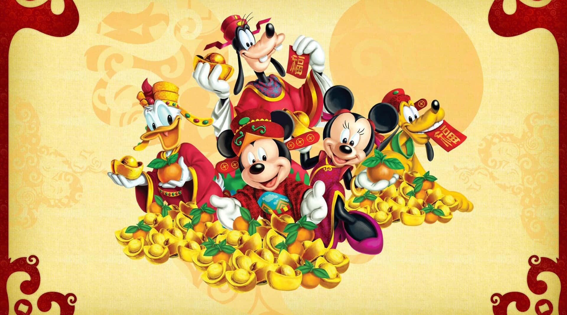 Celebrate The New Year Disney-style! Wallpaper