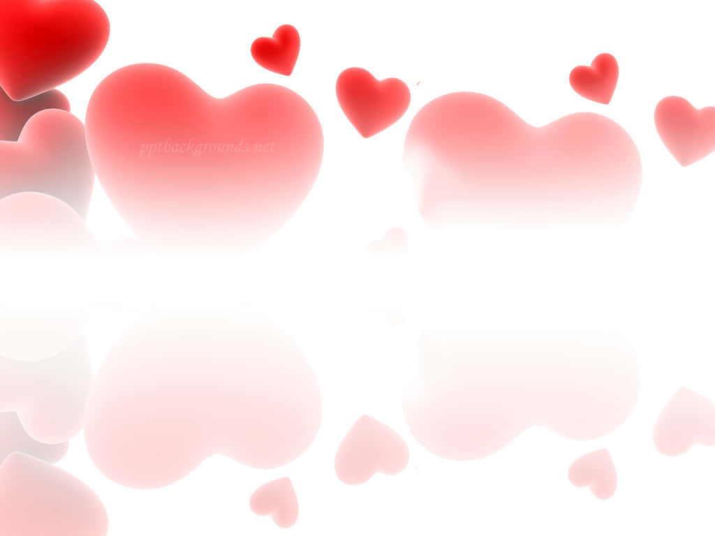 Celebrate The Season Of Love With A Red Heart Wallpaper