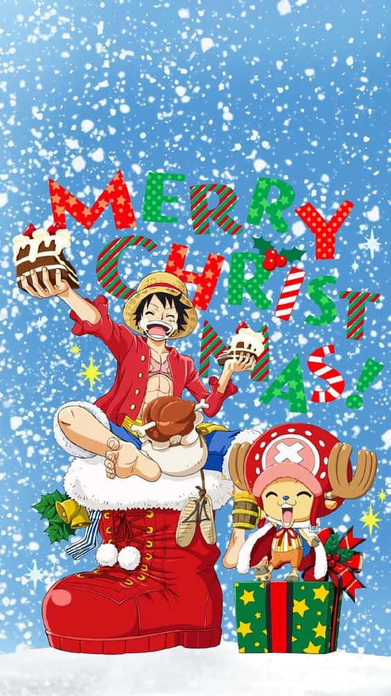 Celebrate With These Christmas Anime Boys! Wallpaper