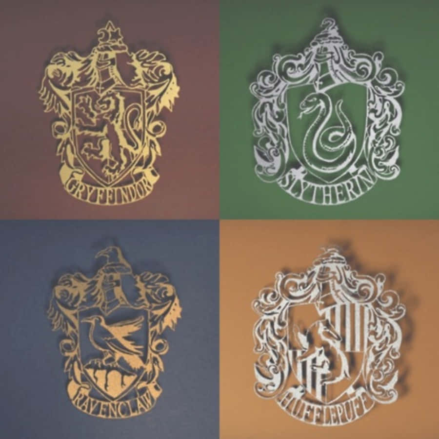 Celebrate Your House Pride And Join The Legacy Of Hogwarts! Wallpaper