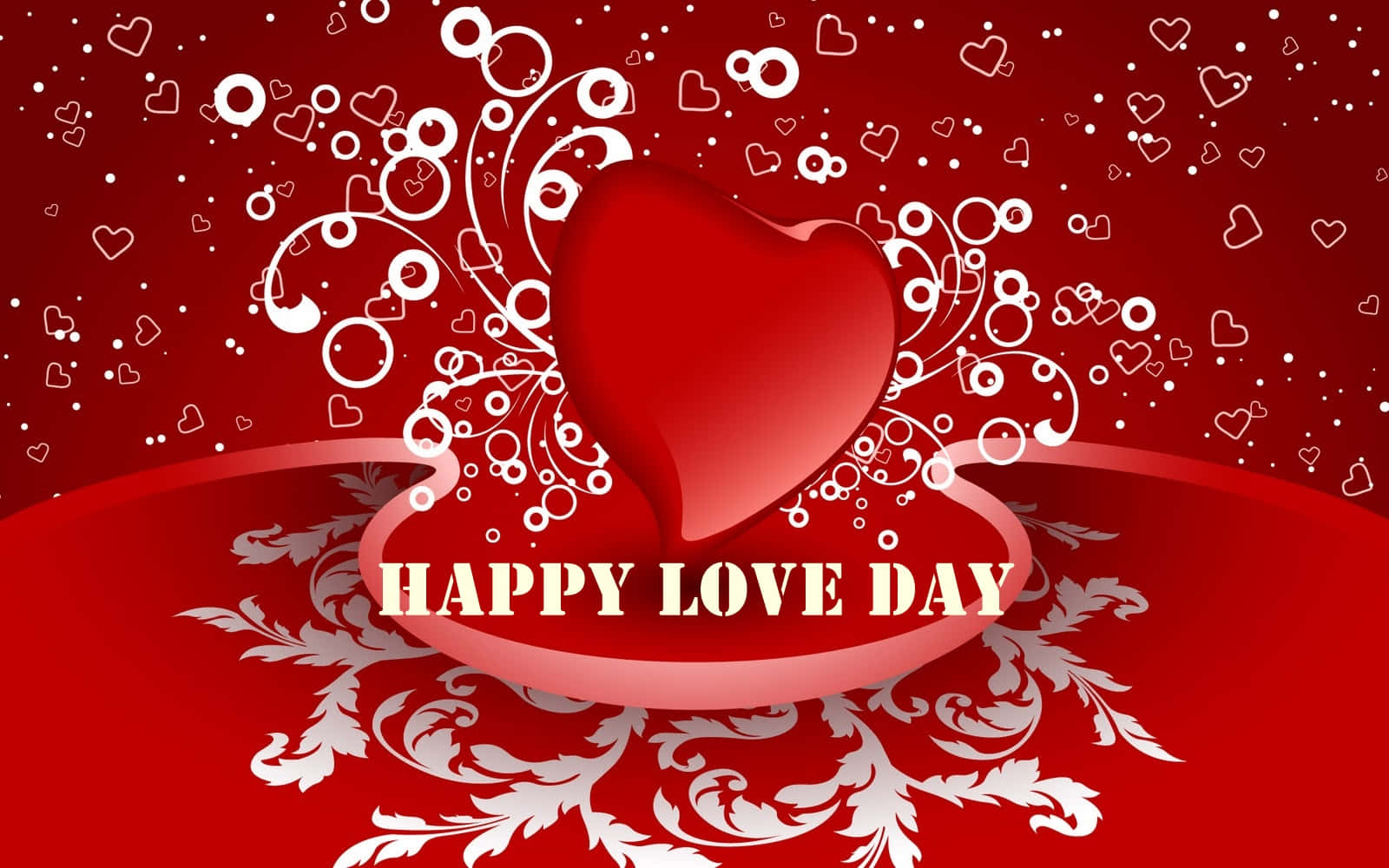 Celebrate Your Special Moments On Happy Love Day Wallpaper