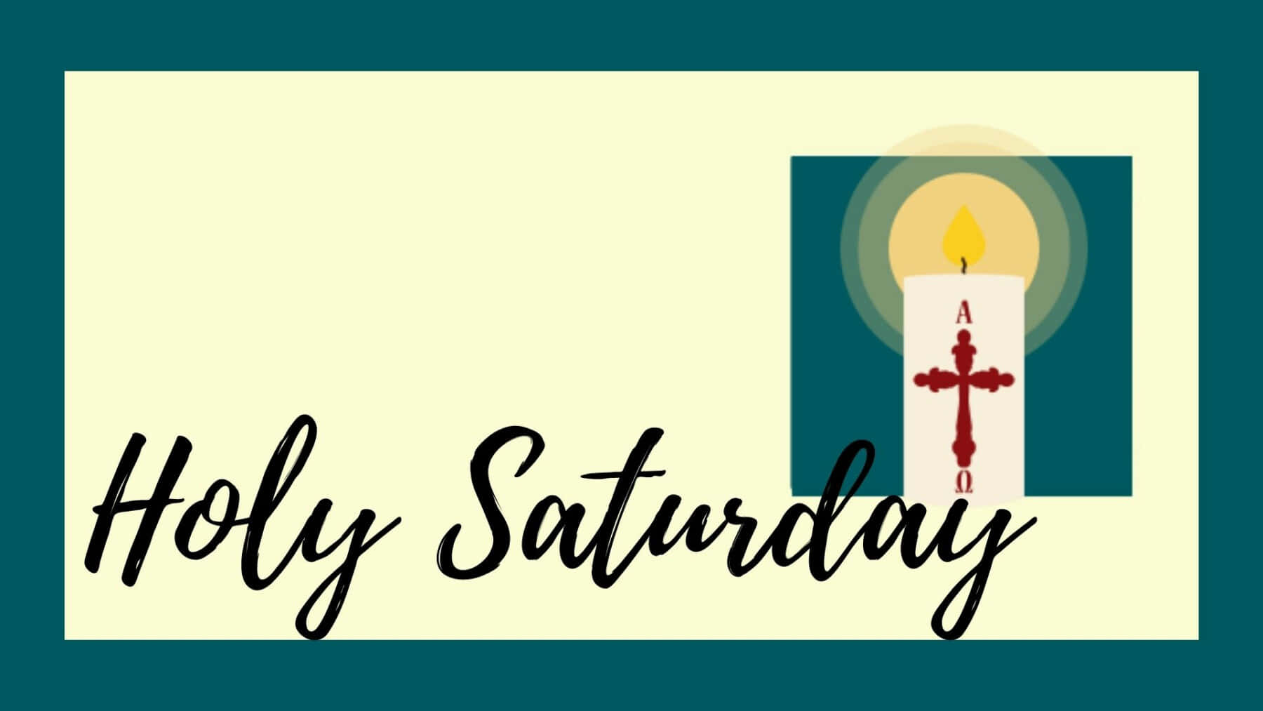 Celebrating Holy Saturday Wallpaper