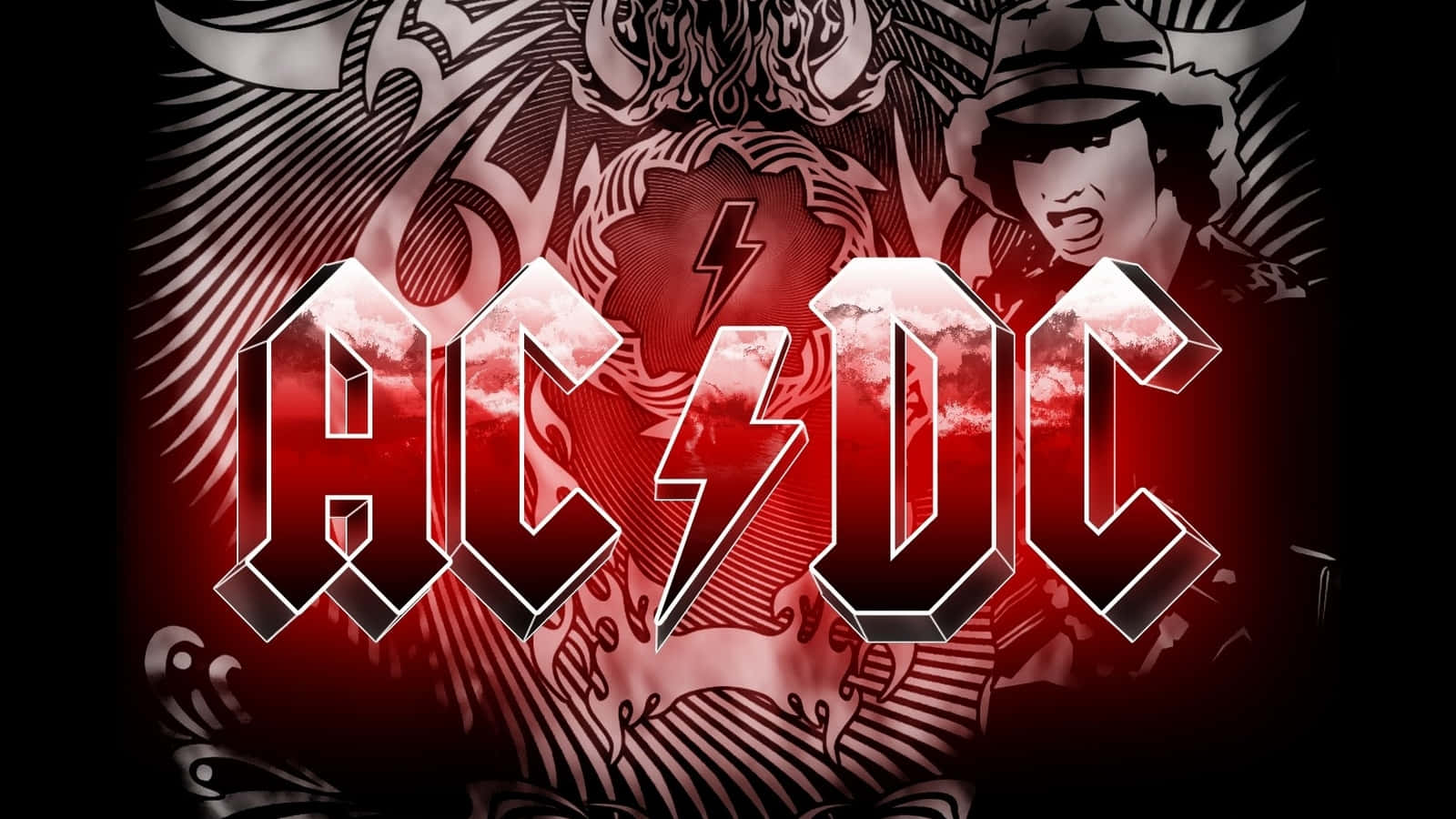 Celebrating The Legendary Rock Band Ac/dc Wallpaper