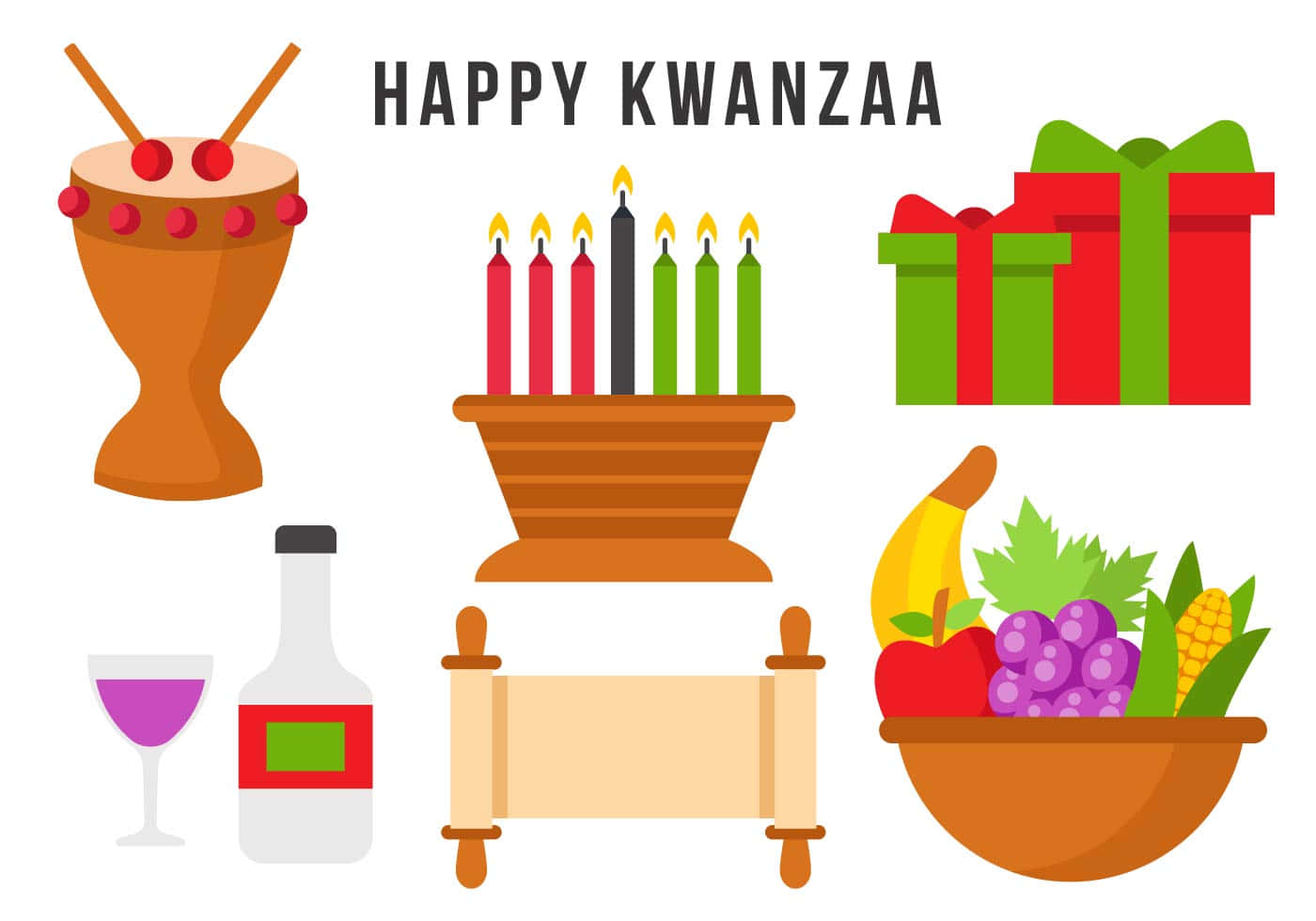 Celebrating Unity - Happy Kwanzaa Wallpaper