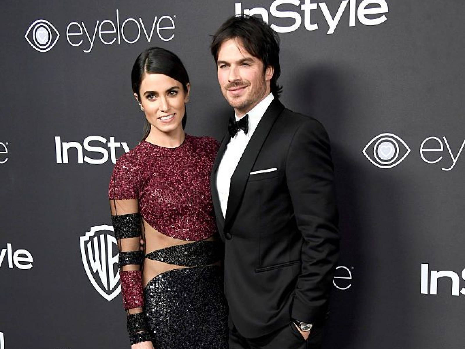 Celebrity Couple Nikki Reed And Ian Somerhalder Wallpaper