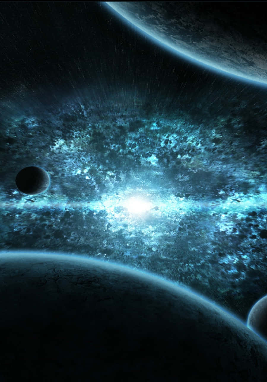 Celestial Bodies: An Artistic Depiction Wallpaper