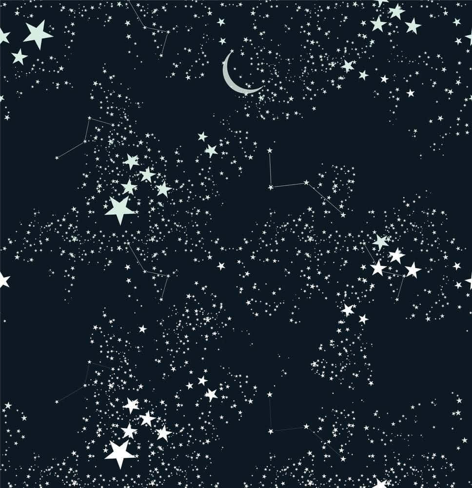 Celestial Constellations In The Night Sky Wallpaper